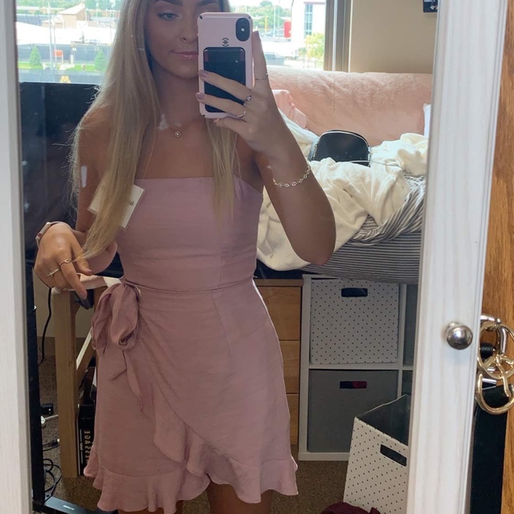PINK MINI DRESS